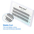 Cluster Eyelashes 0.07mm Thickness Individual Lashes 12-16mm C&D Curl 3 Row